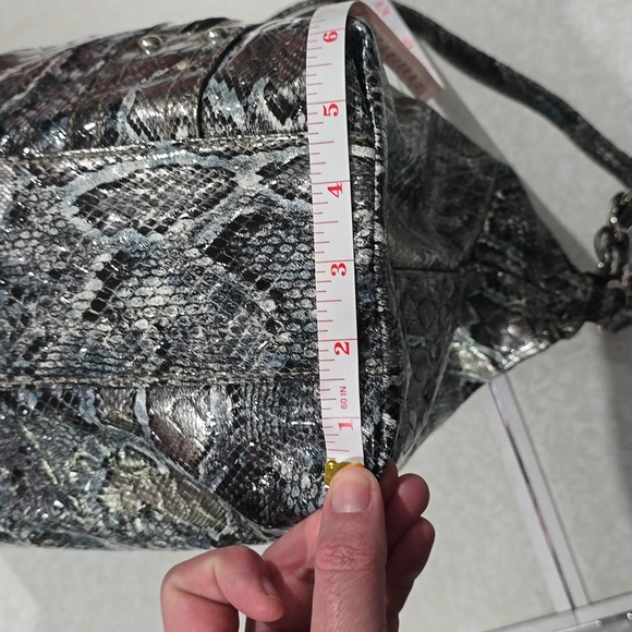 GENNA de Rossi XLarge purse‎ snake skin - Picture 13 of 16